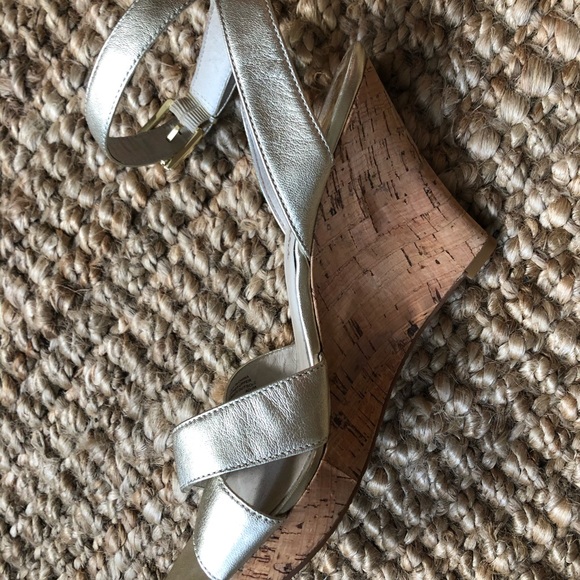 Michael Kors Gold Wedges - Picture 4 of 4